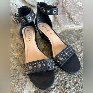 NWOT Esprit Black Studded Women's Sandals